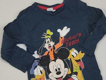 bluzka w kropki chłopięca: Bluzka, Disney, 3-4 lat, 98-104 cm, stan - Dobry