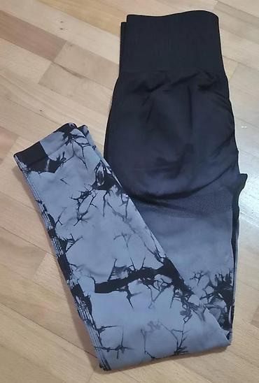 Helanke, biciklistički šortsevi: Ženske sportske helanke – visoki struk, bez šavova, elastične - — 15