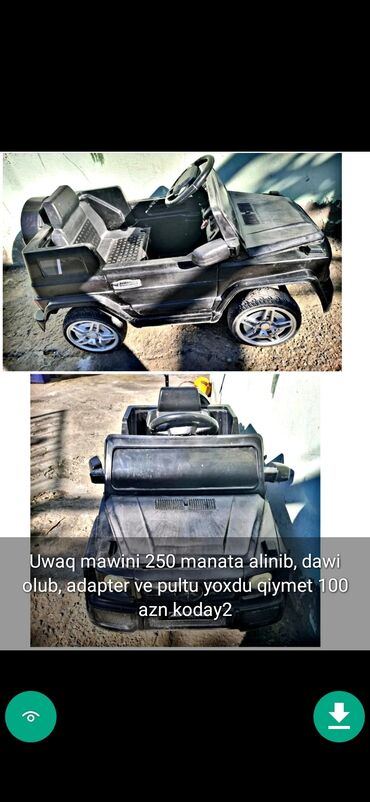 Uşaq üçün elektrik maşınları: Uşaq masinlari elektrikli masinlar matasikllar qiymetler melumatlar — 29