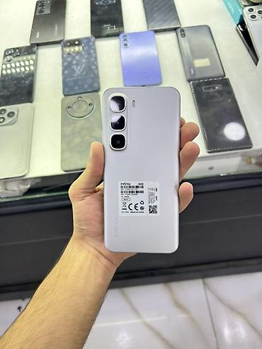 telfon qabi: Infinix Hot 60 Pro+, 256 GB, rəng - Gümüşü, Sensor — 3