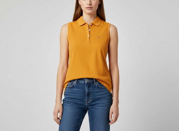 modivo tommy hilfiger t shirty: Tommy Hilfiger, Жіноча футболка поло, розмір M
