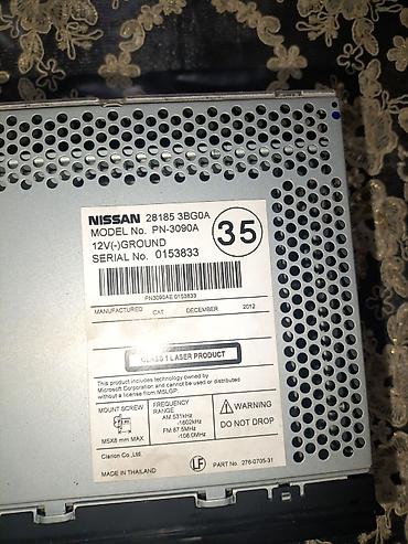 battlefleld 6: Nissan orijinal OEM avtomobil maqnitofonu/radio başlıq bloku Model — 2