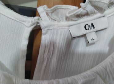 bele cipkane haljine: C&A XL (EU 42), color - White, Cocktail, With the straps