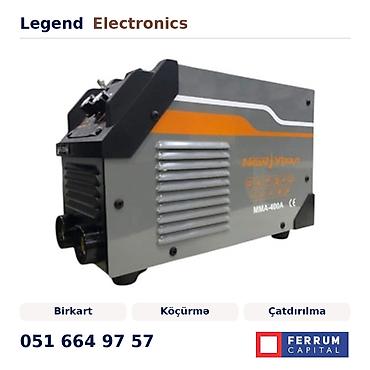 alet: Elan başlığı: Qaynaq aparatı Урал 400 A 46 Elan mətni: Legend — 1