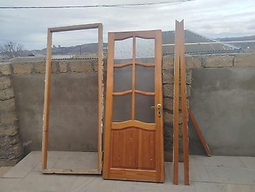 tek yatag: Yataq otağı üçün İşlənmiş Otaq qapısı 80x215 sm Zamok ilə, Zəmanətsiz, Ödənişli quraşdırma, Ünvandan götürmə — 1