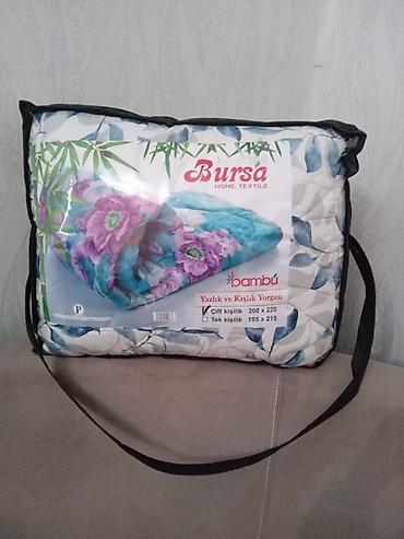 bamboo tekstil: Bursa Home Textile bambu seriyasından yorgan və yastıq dəst.80 m — 1