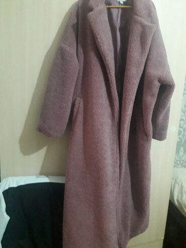 пальто женское: Пальто 2XL (EU 44), 3XL (EU 46), цвет - Фиолетовый