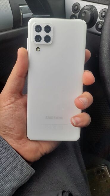 Samsung: Samsung Galaxy A22, 64 GB, rəng - Ağ, Zəmanət, Sensor, Barmaq izi