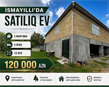 mərdəkanda villa: Başlıq: İsmayıllıda satılıq ev — 120 000 AZN İsmayıllı rayonunda — 1