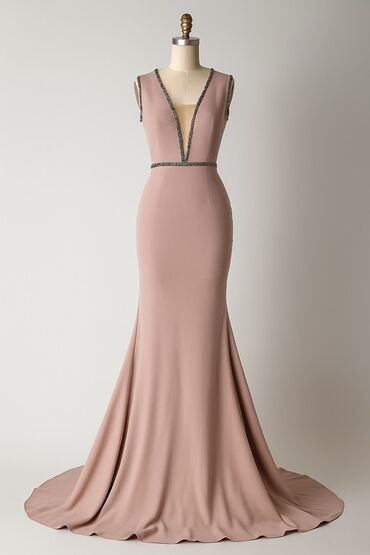 длинные платья новая: Вечернее платье, Макси, XL