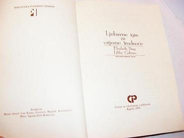 Knjige, audio i video formati: Ljubavne igre za vrijeme trudnoćeelisabeth binglibby colmanmek povez — 2