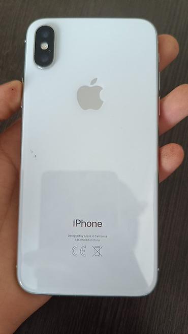 oc cinema: IPhone X, Б/у, 256 ГБ, Серебристый, Зарядное устройство, Чехол, 100 % — 6