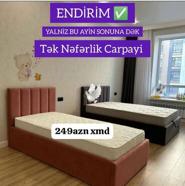Masa və oturacaq dəstləri: Yeni, Təknəfərlik çarpayı