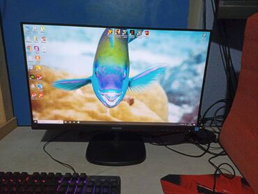 Мониторы: Монитор, Philips, Б/у, 23" - 24" — 17