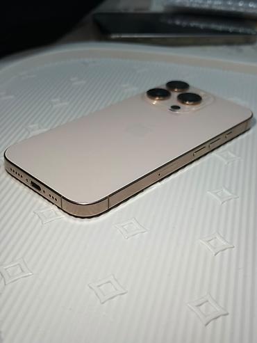 iphone 12 pro maks: IPhone 16 Pro, Б/у, 1 ТБ, Matte Gold, 85 % — 5