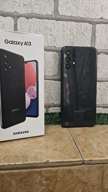 samsung a21s en ucuz: Samsung Galaxy A13, 64 GB, rəng - Göy, Barmaq izi, Simsiz şarj, Face ID