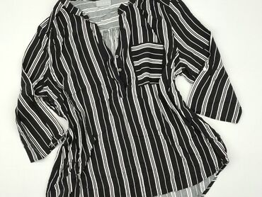 białe bluzki w czarne grochy: Bluzka Damska, Canda, L, stan - Dobry