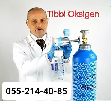 Tibbi oksigen balonu – evdə və klinik şəraitdə istifadə üçün. Tibbi