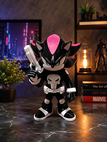 sonic: Shadow Sonic / кастомная 3D фигурка / Большая коллекционная фигурка — 1