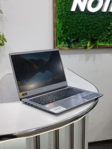 zaryadnoe acer: Ультрабук, Acer, 8 ГБ ОЭТ, AMD Ryzen 5, 14.3 ", Колдонулган, Жумуш, окуу үчүн, эс тутум SSD