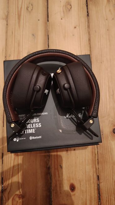 marshall наушники: İşlənmiş Simli Qulaqcıqlar, Marshall, rəng - Qəhvəyi