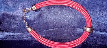 Ogrlice: Ručno rađene ogrlice – razni modeli - Set od zlatno‑braon perli — 25