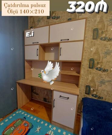 купить компьютерный стол: Oğlan və qız üçün, Yeni, Yazı masası