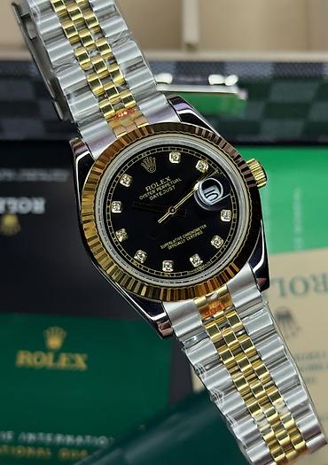 Aksesuarlar: Yeni, Qol saatı, Rolex, rəng - Qızılı — 4