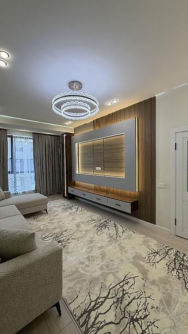 Продажа квартир: 2 комнаты, 77 м², Асанбай мкр Элитка, 10 этаж, Дизайнерский ремонт — 12