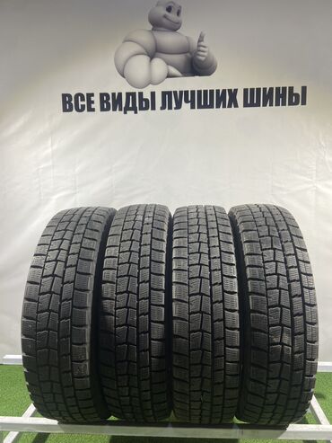 терме бутка: Шиналар 165 / 70 / R 14, Кыш, Колдонулган, Комплект, Жеңил унаалар, Жапония, Dunlop