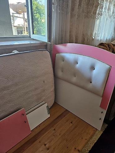 teze mebel: Qız üçün, İşlənmiş, Çarpayı, Bazasız, Matras ilə, Siyirməsiz — 1