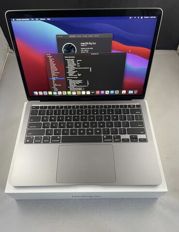 oneplus 8 pro цена in Кыргызстан | XIAOMI: Новый Macbook Air 13’’ m1 2020 года,цикл перезарядки- 74, абсолютно