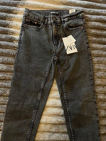 dar cins şalvarlar: Məhsul: ZARA uşaq/yeniyetmə cins şalvarı - Model: Skinny Fit (SKINNY — 1