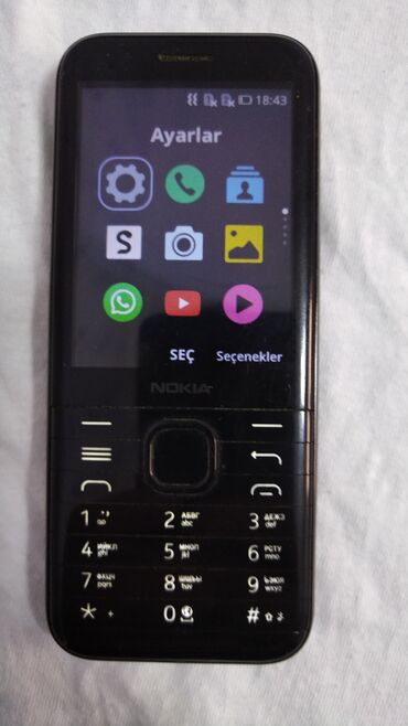 Nokia: Nokia 1, 4 GB, rəng - Qara, Düyməli