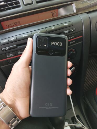 бу телефон ош: Poco C40, Б/у, 64 ГБ, цвет - Черный, 2 SIM