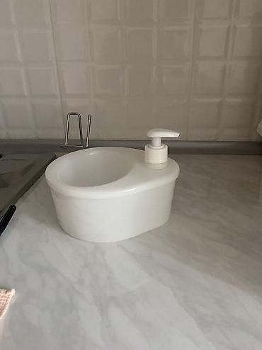 Qab-qacaq və mətbəx ləvazimatları: Mətbəx üçün 3 mərtəbəli qab‑qacaq rəfi - Material: bərk plastik - — 2
