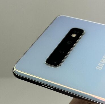 Samsung Galaxy S10 Plus, Б/у, 128 ГБ, цвет - Белый, 2 SIM