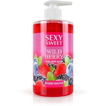 гель для бритья: Гель для душа Sexy Sweet с нежным ароматом лесных ягод и феромонами