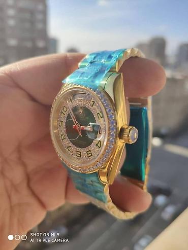 Qol saatları: Rolex Day-Date(prezident) Full Lume Premium:Avtomatik Yapon — 25