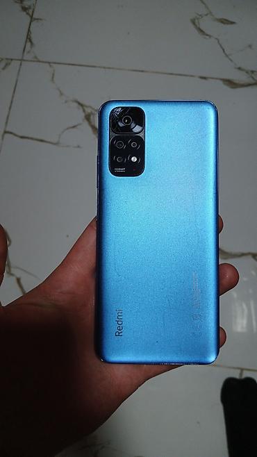 note 40: Redmi Note 11S, 128 GB, rəng - Göy, İki sim kartlı, Face ID, Barmaq izi — 1