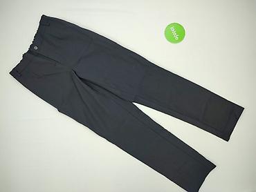czarne cargo pull and bear: Spodnie materiałowe damskie, rozmiar L — 2