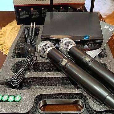 shure: Shure DR1 ikili karaoke sistemi – təzə - Komplekt: 2 ədəd simsiz əl — 1