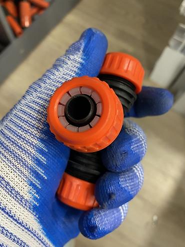 обж: Тройник-распределитель для садового шланга с быстросъёмными зажимами — 2