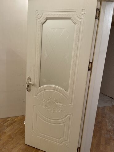 tualet qapisi: Taxta Otaq qapısı 80x200 sm, İşlənmiş