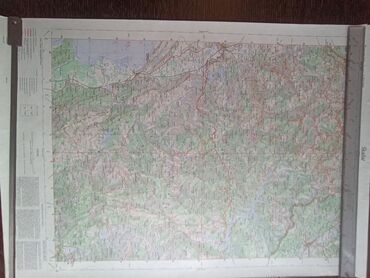 Ostali predmeti za umetnost i kolekcionarstvo: Vojne topografske karte sa slike,iz perioda JNA,11 komada na stanju — 7