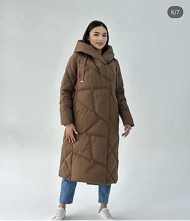 reebok кроссовки женские: Пуховик, Длинная модель, Стеганый, S — 3