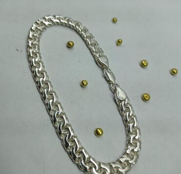 серебряные цепочки: Серебряный браслет "Арабский Бисмарк" 20 грамм Ручная работа