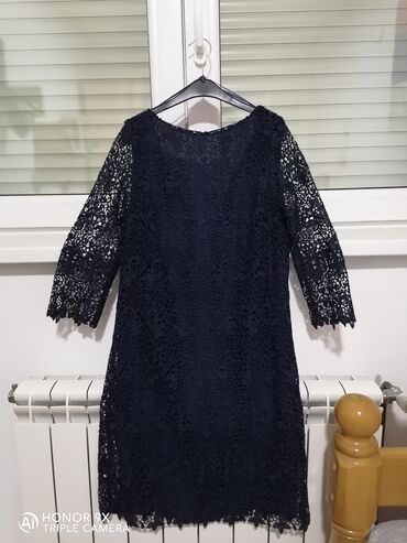 haljine za plažu h m: Mango M (EU 38), color - Blue, Evening, Other sleeves