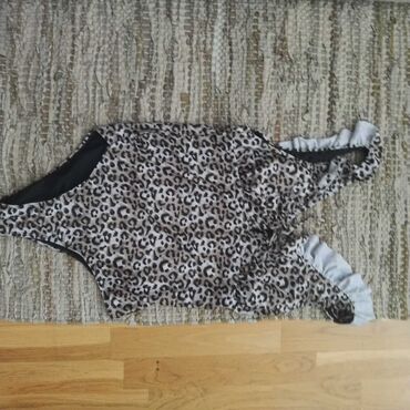 bershka zebra pantalone: XL (EU 42), Animal, color - Brown