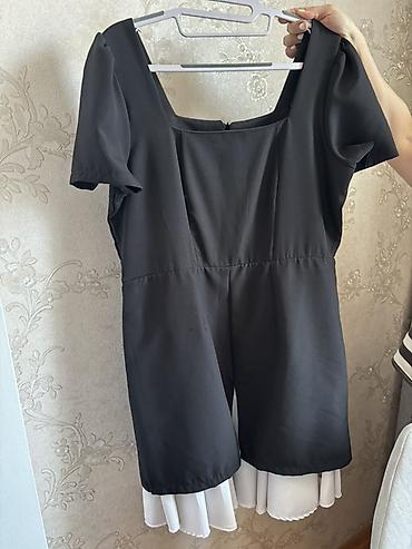 балетка новый: Qara rəngli qadın kombinezonu - Modell: Romper/kombinezon, mini — 4